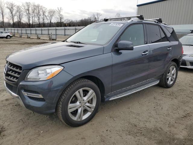 4JGDA5HB8FA595437 - 2015 MERCEDES-BENZ ML 350 4MATIC GRAY photo 1