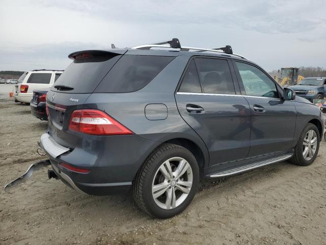 4JGDA5HB8FA595437 - 2015 MERCEDES-BENZ ML 350 4MATIC GRAY photo 3