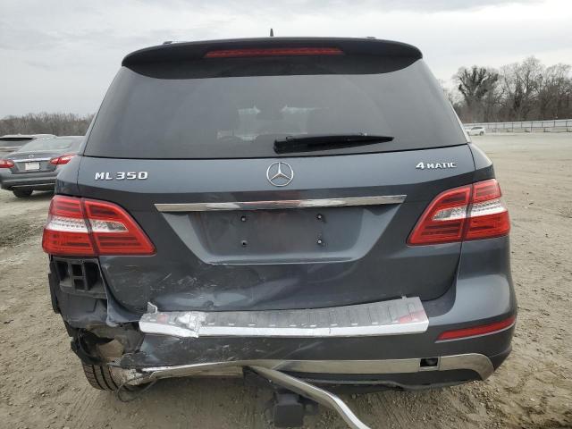 4JGDA5HB8FA595437 - 2015 MERCEDES-BENZ ML 350 4MATIC GRAY photo 6