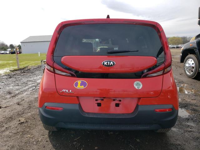 KNDJ23AU8M7142966 - 2021 KIA SOUL LX RED photo 6