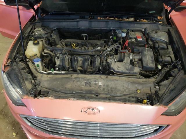 3FA6P0H70HR236723 - 2017 FORD FUSION SE PINK photo 11