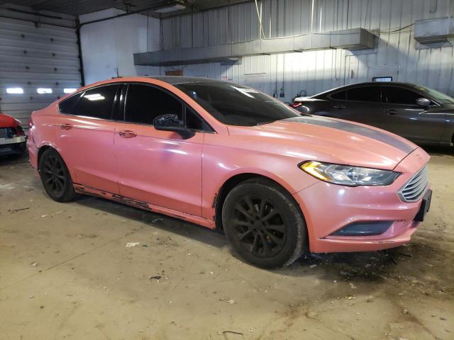 3FA6P0H70HR236723 - 2017 FORD FUSION SE PINK photo 4