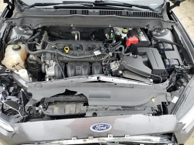 3FA6P0H7XFR108857 - 2015 FORD FUSION SE GRAY photo 11