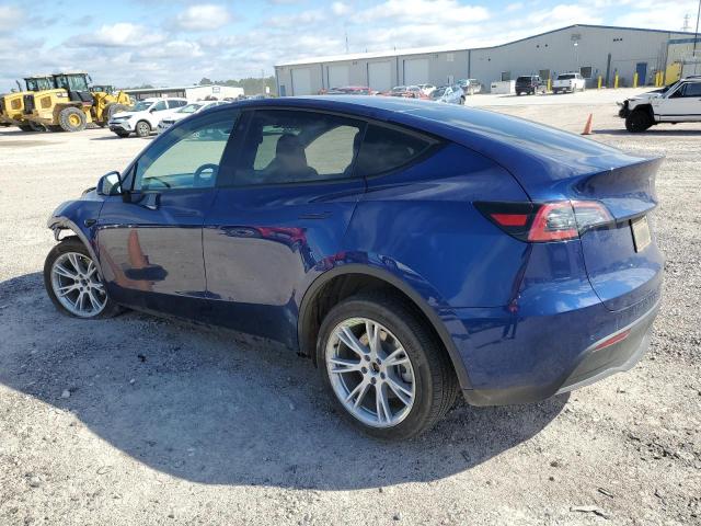 7SAYGDEE6NA001592 - 2022 TESLA MODEL Y BLUE photo 2