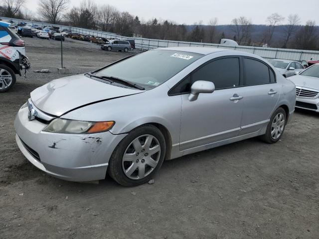 1HGFA16526L143797 - 2006 HONDA CIVIC LX SILVER photo 1