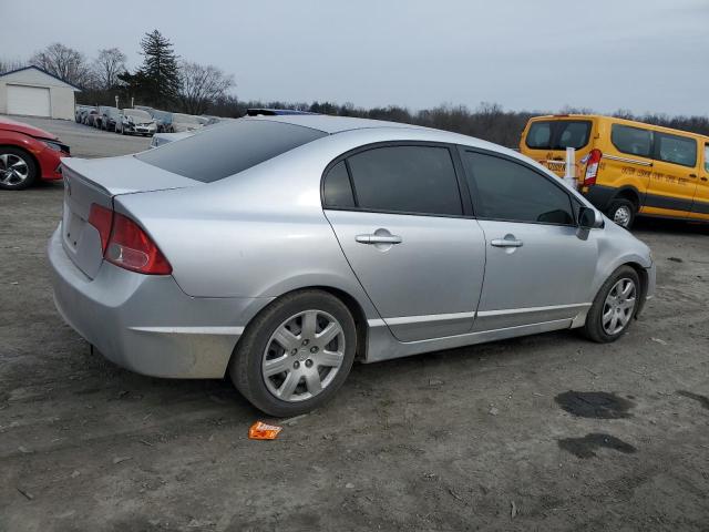 1HGFA16526L143797 - 2006 HONDA CIVIC LX SILVER photo 3