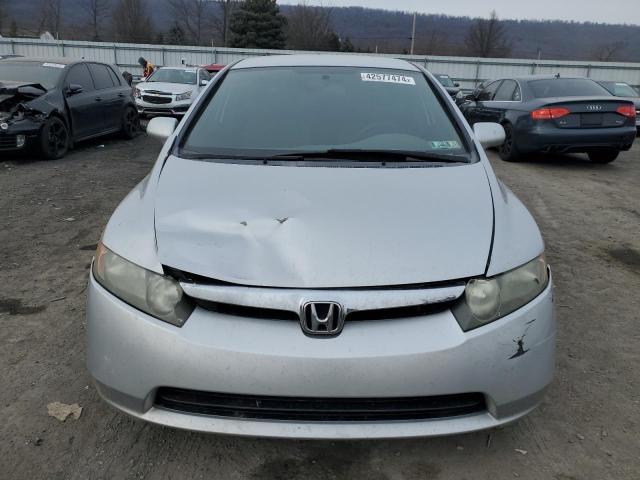 1HGFA16526L143797 - 2006 HONDA CIVIC LX SILVER photo 5