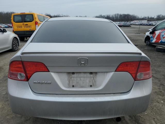 1HGFA16526L143797 - 2006 HONDA CIVIC LX SILVER photo 6