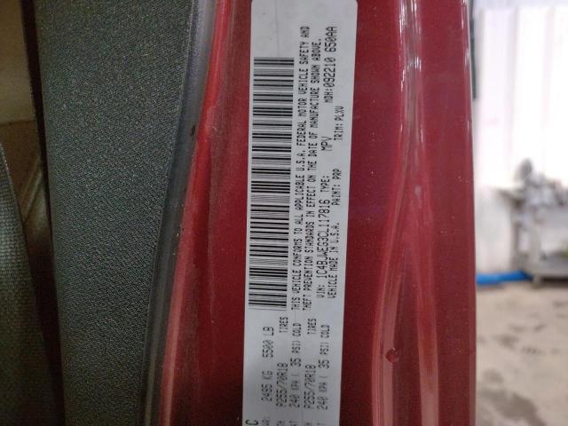 1C4BJWEG3CL117816 - 2012 JEEP WRANGLER U SAHARA RED photo 12