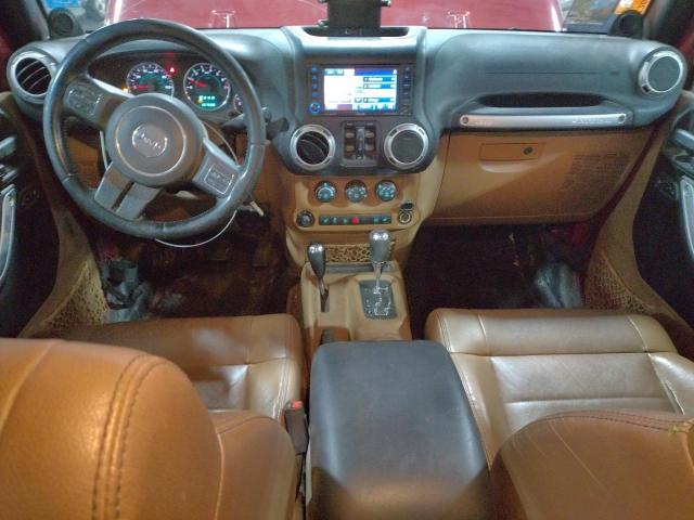 1C4BJWEG3CL117816 - 2012 JEEP WRANGLER U SAHARA RED photo 8