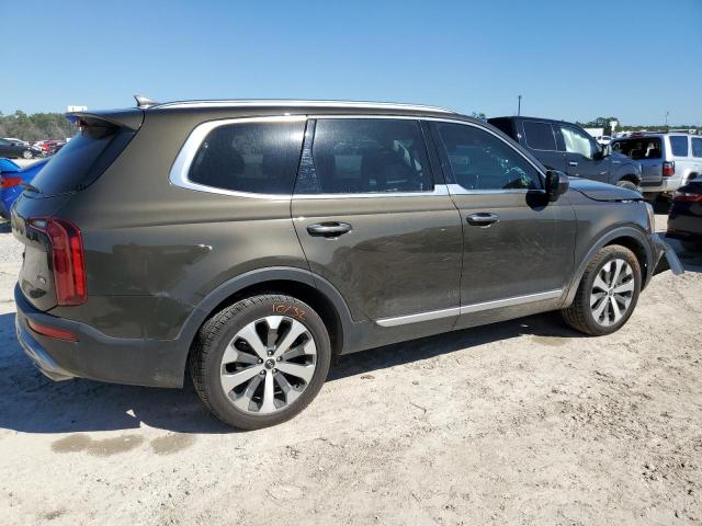 5XYP64HC1MG145471 - 2021 KIA TELLURIDE S BROWN photo 3