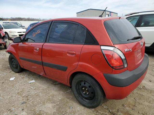 KNADE163886300627 - 2008 KIA RIO 5 SX RED photo 2