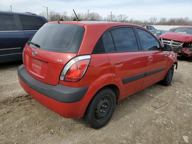 KNADE163886300627 - 2008 KIA RIO 5 SX RED photo 3