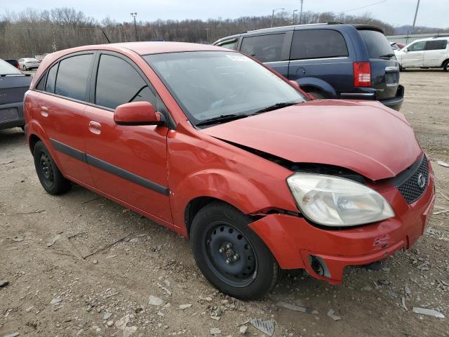 KNADE163886300627 - 2008 KIA RIO 5 SX RED photo 4