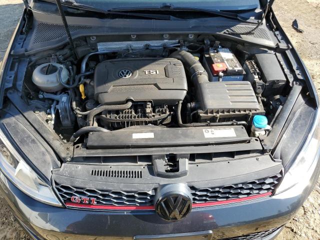 3VW447AU6FM056351 - 2015 VOLKSWAGEN GTI GRAY photo 11