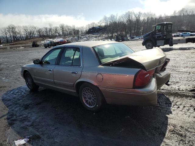 2MEFM74W1XX672620 - 1999 MERCURY GRAND MARQ GS TAN photo 2