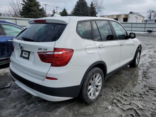 5UXWX9C54E0D42805 - 2014 BMW X3 XDRIVE28I WHITE photo 3