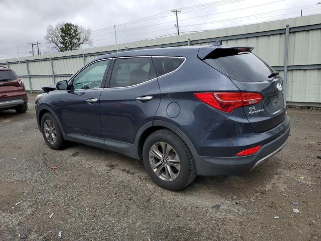 5XYZT3LB3FG304102 - 2015 HYUNDAI SANTA FE S BLUE photo 2