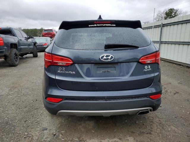 5XYZT3LB3FG304102 - 2015 HYUNDAI SANTA FE S BLUE photo 6