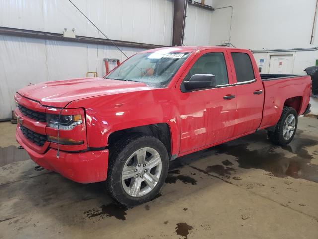 1GCVKPEH7JZ347734 - 2018 CHEVROLET SILVERADO K1500 CUSTOM RED photo 1