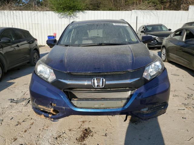 3CZRU6H75GM724817 - 2016 HONDA HR-V EXL BLUE photo 5