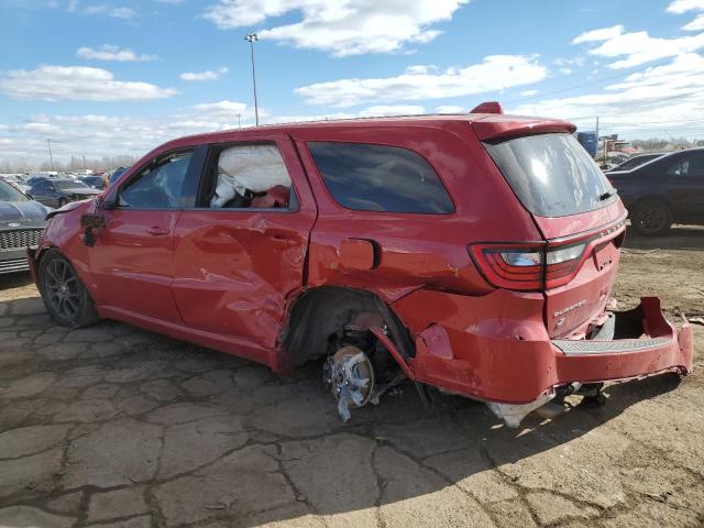 1C4SDJCT5JC126556 - 2018 DODGE DURANGO R/T RED photo 2