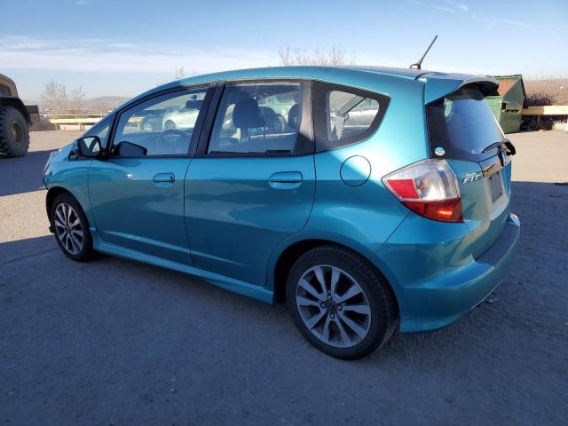 JHMGE8G51DC025671 - 2013 HONDA FIT SPORT TURQUOISE photo 2