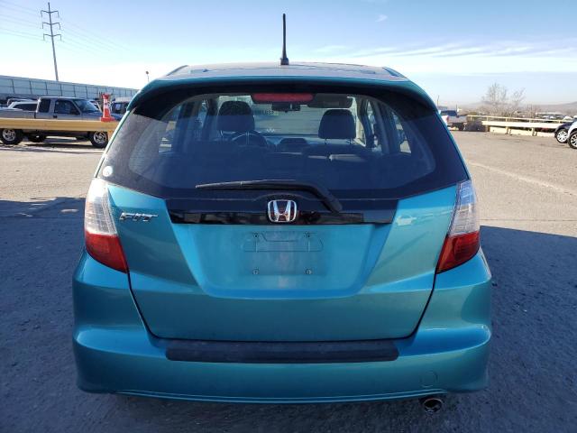 JHMGE8G51DC025671 - 2013 HONDA FIT SPORT TURQUOISE photo 6