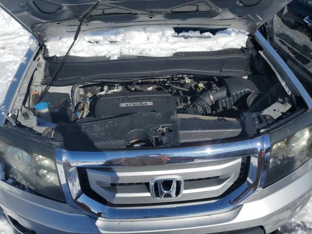 5FNYF4H53AB006208 - 2010 HONDA PILOT EXL SILVER photo 11