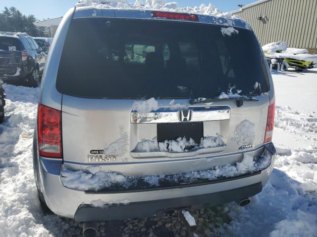 5FNYF4H53AB006208 - 2010 HONDA PILOT EXL SILVER photo 6