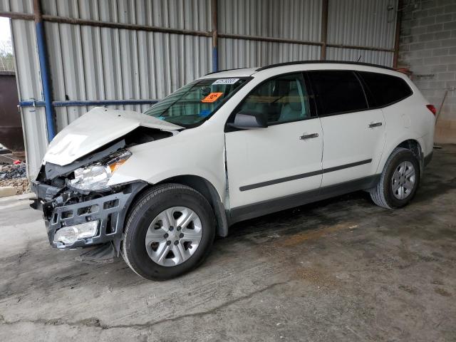 1GNKRFED1CJ249006 - 2012 CHEVROLET TRAVERSE LS WHITE photo 1