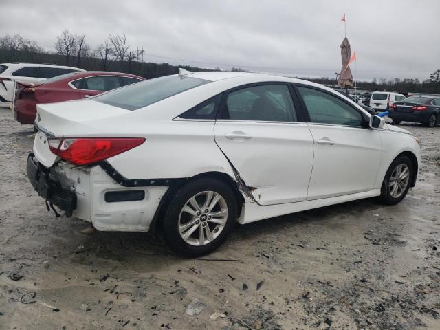 5NPEB4AC1EH928460 - 2014 HYUNDAI SONATA GLS WHITE photo 3