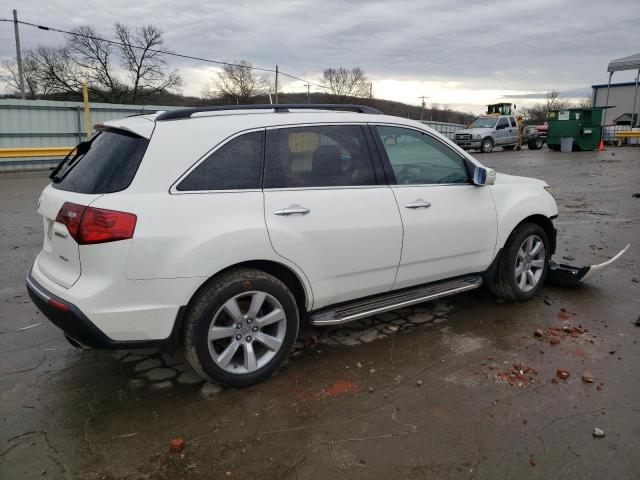 2HNYD2H54AH500656 - 2010 ACURA MDX ADVANCE WHITE photo 3