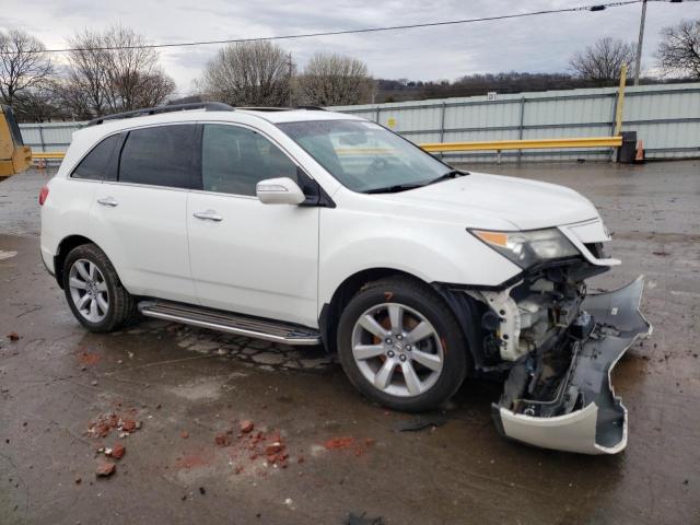 2HNYD2H54AH500656 - 2010 ACURA MDX ADVANCE WHITE photo 4