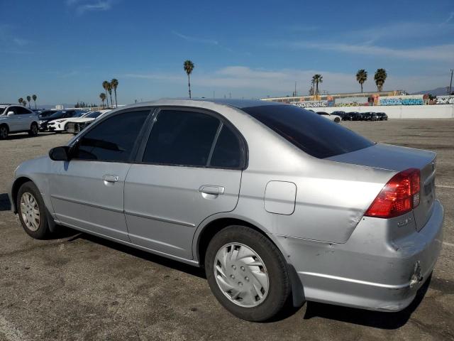 JHMES16505S007985 - 2005 HONDA CIVIC LX SILVER photo 2