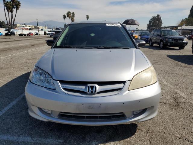 JHMES16505S007985 - 2005 HONDA CIVIC LX SILVER photo 5