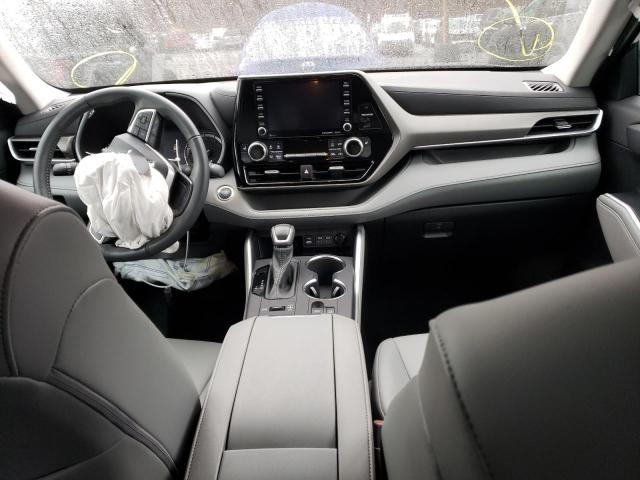 5TDGZRBHXNS214686 - 2022 TOYOTA HIGHLANDER XLE BLUE photo 8