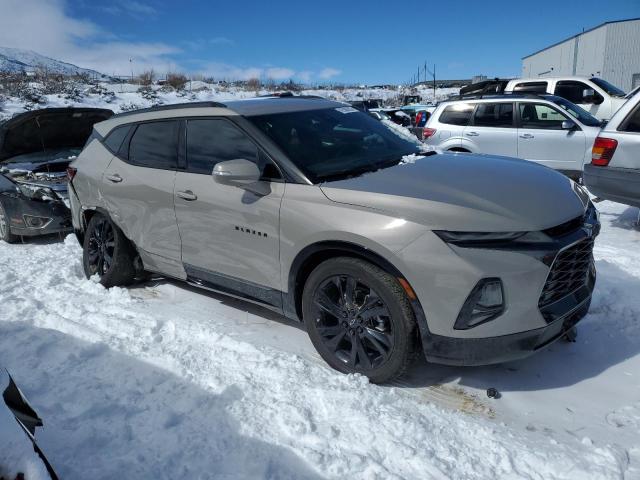 3GNKBKRS3MS525532 - 2021 CHEVROLET BLAZER RS GRAY photo 4