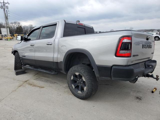 1C6SRFLTXKN803452 - 2019 RAM 1500 REBEL SILVER photo 2