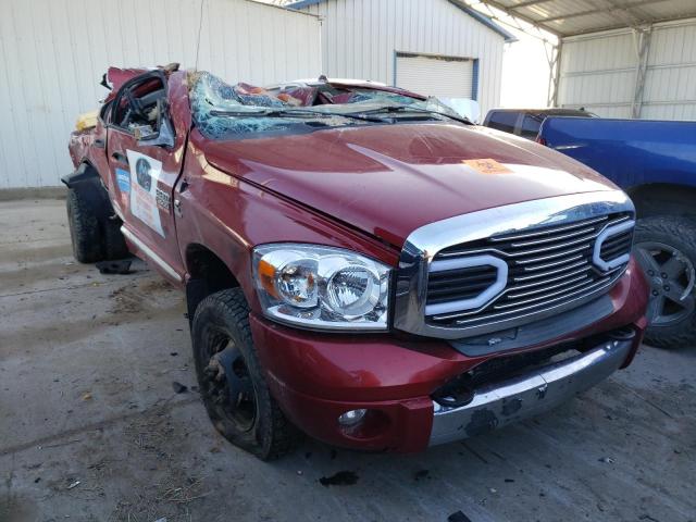 3D7MX48L89G551942 - 2009 DODGE RAM 3500 RED photo 4