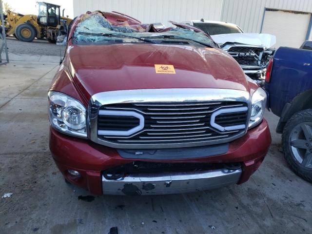 3D7MX48L89G551942 - 2009 DODGE RAM 3500 RED photo 5