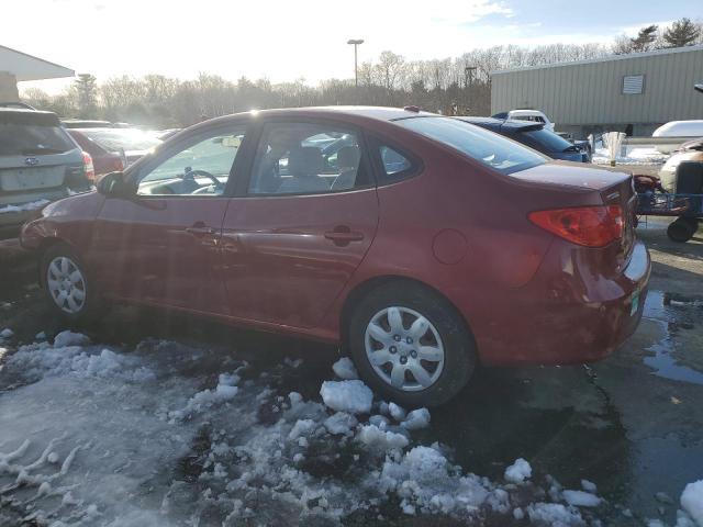 KMHDU46D88U450003 - 2008 HYUNDAI ELANTRA GLS MAROON photo 2