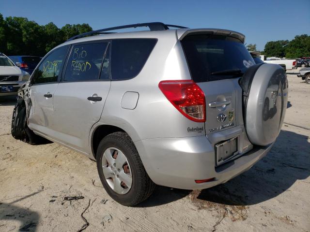 JTMZD33V686061494 - 2008 TOYOTA RAV4 SILVER photo 3