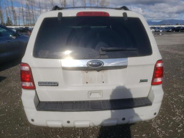 1FMCU9EGXAKA63961 - 2010 FORD ESCAPE LIMITED WHITE photo 6