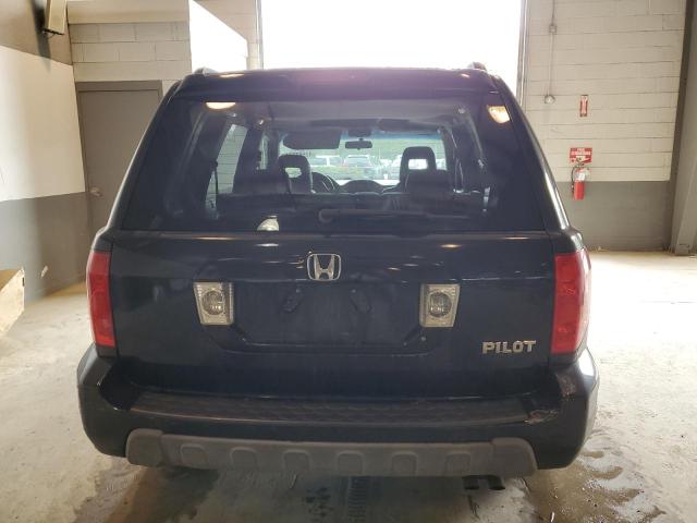 5FNYF18505B003271 - 2005 HONDA PILOT EXL BLACK photo 6