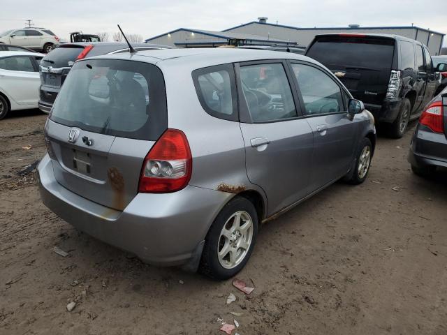 JHMGD38477S023767 - 2007 HONDA FIT SILVER photo 3