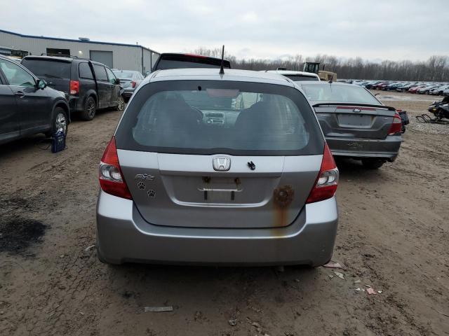 JHMGD38477S023767 - 2007 HONDA FIT SILVER photo 6