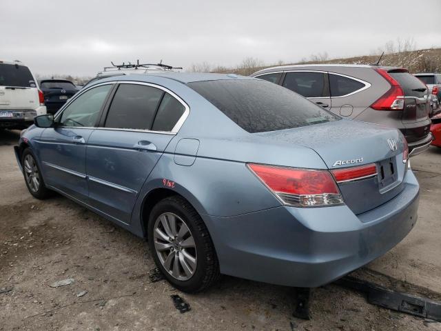 1HGCP2F86CA038057 - 2012 HONDA ACCORD EXL BLUE photo 2