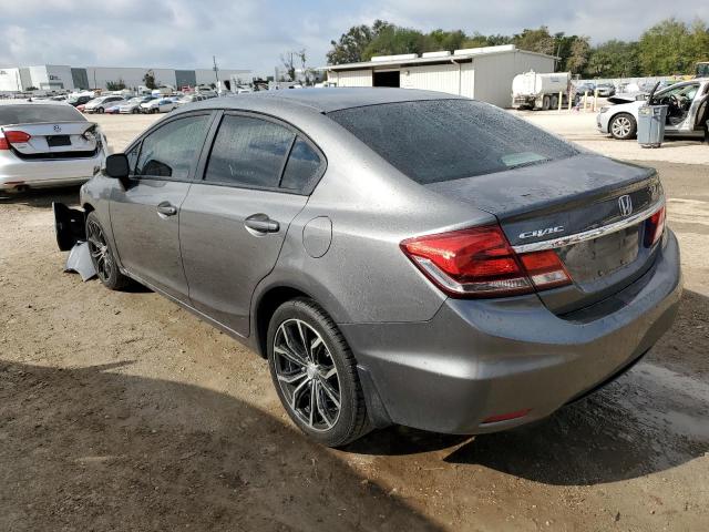 2HGFB2F53DH300508 - 2013 HONDA CIVIC LX SILVER photo 2