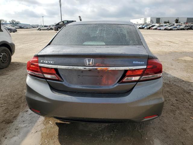 2HGFB2F53DH300508 - 2013 HONDA CIVIC LX SILVER photo 6